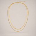 Beaded Snake Chain Necklace