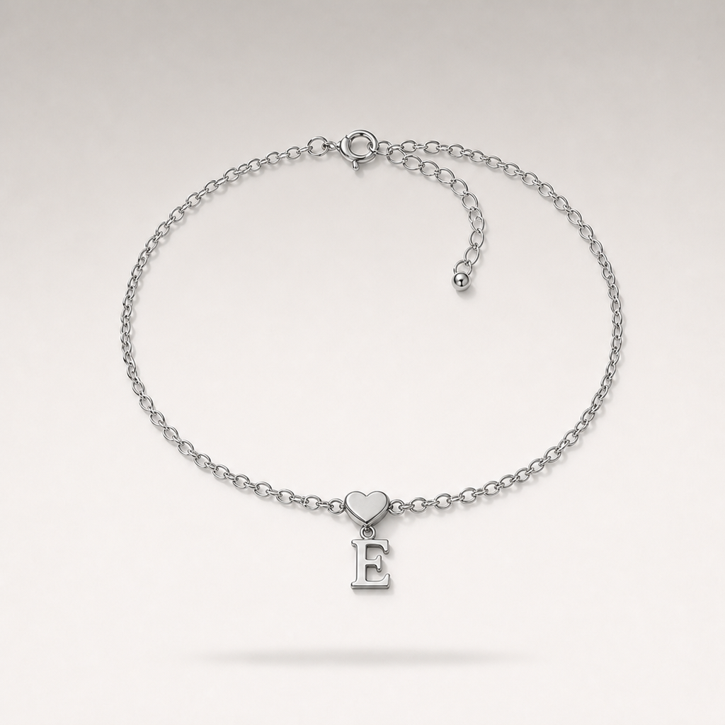 Heart Charm Cuban Bracelet
