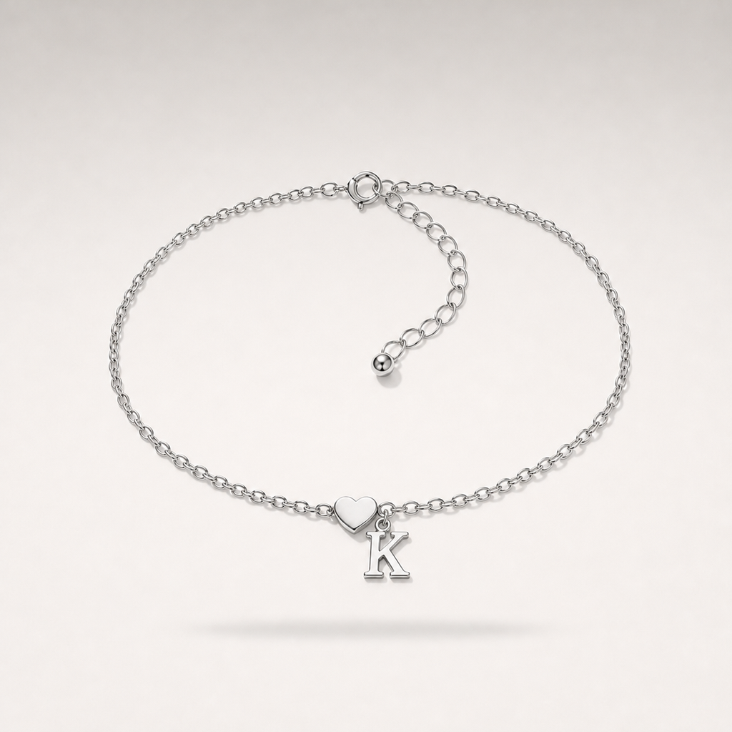 Heart Charm Cuban Bracelet