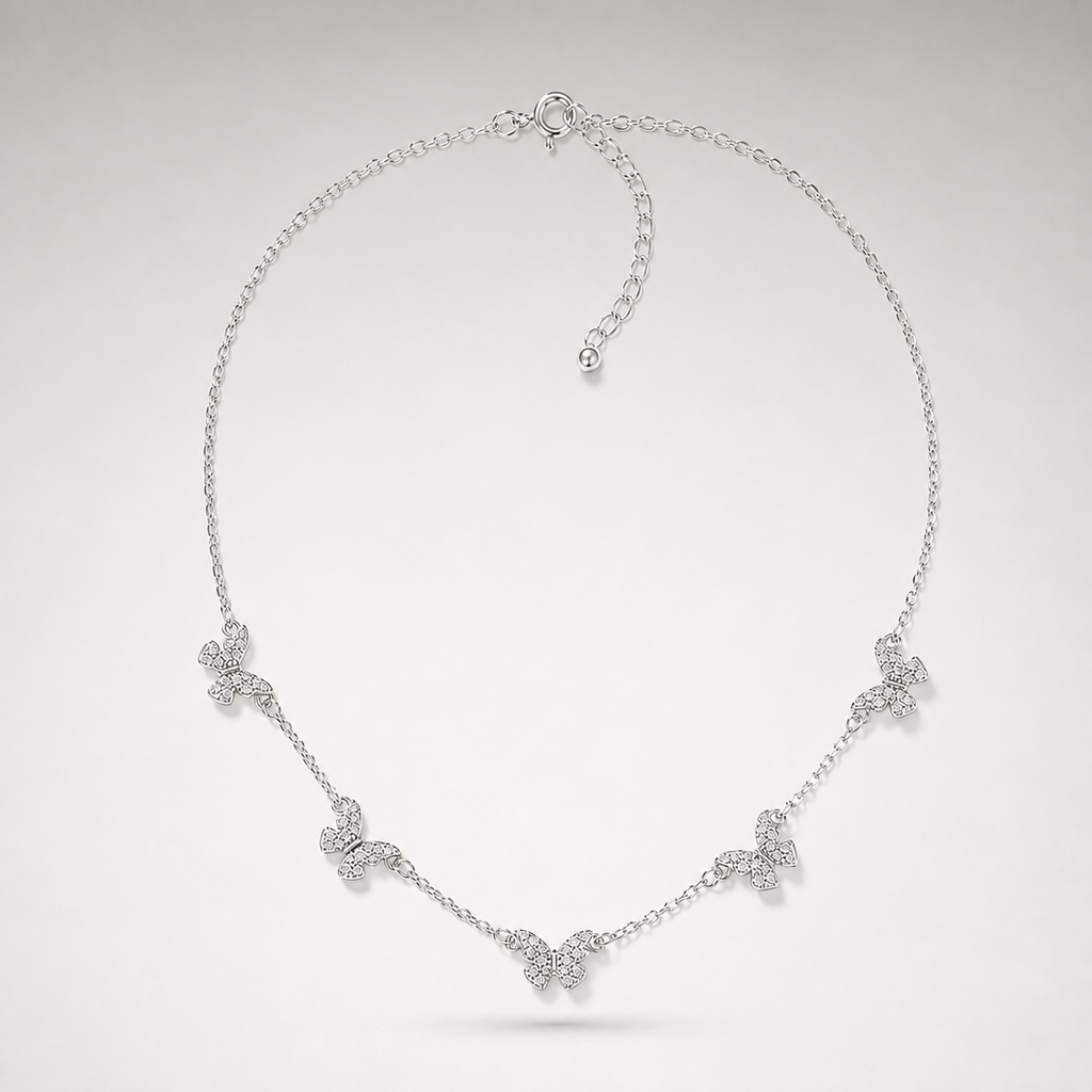 Crystal Butterfly Necklace product image