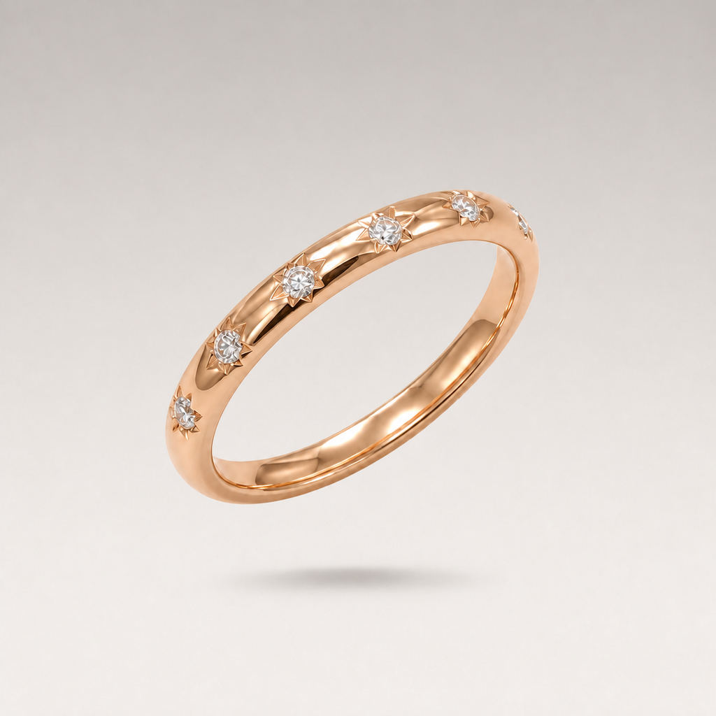 Crystal Horseshoe Ring