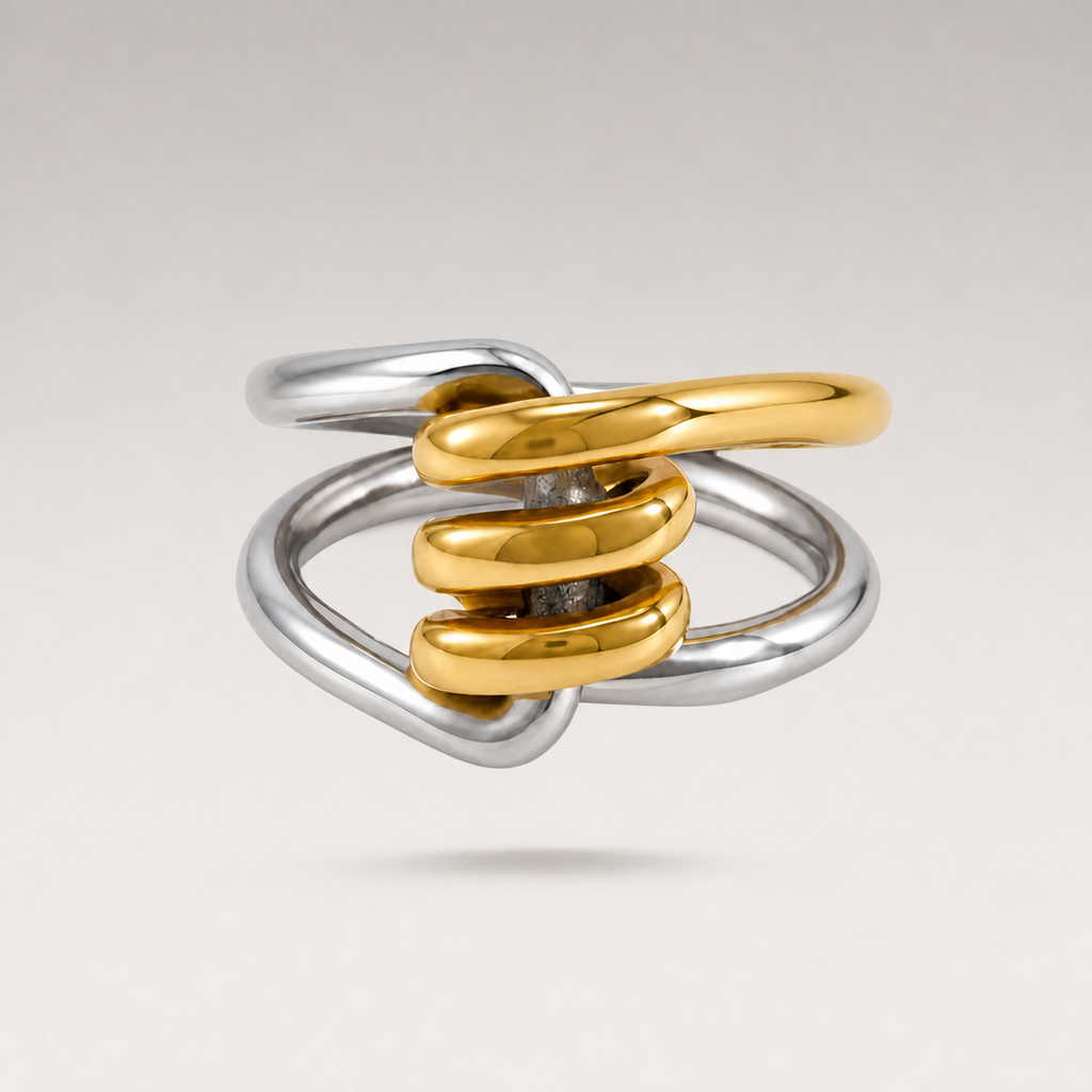 Two-Tone Sculptural Ring product image